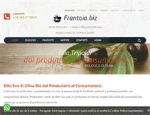 Tablet Screenshot of frantoio.biz